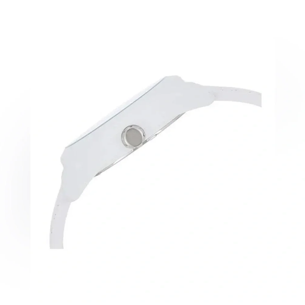 Guess Men's Watch‎ Multifunction W1256G2 Dash White Silicone Wristwatch NWOB.